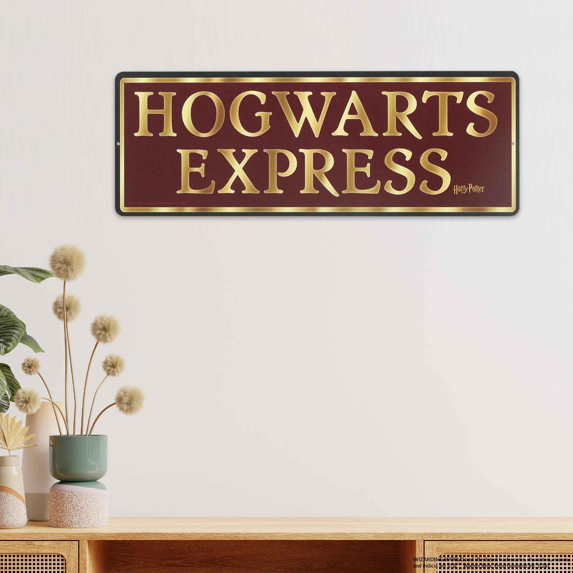 Amazon.com: Harry Potter Hogwarts Express Metal Sign - Vintage